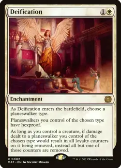 X 1 Deification NM March of the Machine 002 MTG Magic The Gathering - Image 1