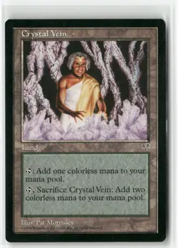 Magic: The Gathering Land Crystal Vein Uncommon MTG NM - Image 1