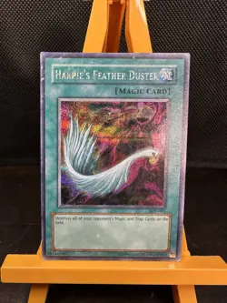 Konami Harpie's Feather Duster SDD-003 Secret Rare Limited Edition HP - Image 1
