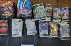 Yu-Gi-Oh Job Lot 154 Various Booster Packs And 5 Structure Decks - Image 1