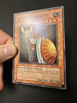 Lady Panther - LON-030 - Common - 1st Edition Yugioh Card NA English Vintage - Image 2
