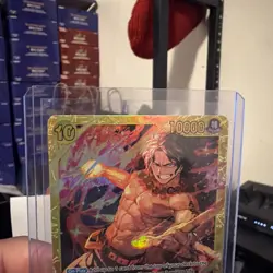 One Piece CCG - OP07-119 (reprint) Portgas.D.Ace SEC NM Alt Art Foil ENGLISH - Image 2