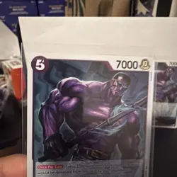 One Piece - Vergo OP14-061 Foil Playset (x4) - The Azure Sea's Seven NM - Image 2