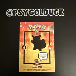 Pokemon Card Peru Base Set Wartortle - Image 2