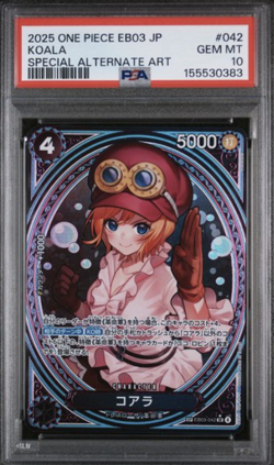 KOALA PSA 10 2025 JAPANESE EB03 ONE PIECE HEROINES EDITION- #042 SP SPECIAL - Image 1