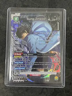 Union Arena Solo Leveling Sung Jinwoo SR* Alt Art UE17BT/SLG-1-049 Foil - Image 1