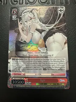 Weiss Schwarz Azur Lane Agir SR English NM - Image 1