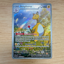 Ampharos Illustration Rare 090/086 CRI Chaos Rising Pokemon Card English NM Holo - Image 1