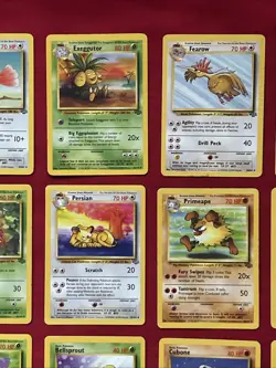 Jungle Set Pokemon Cards X32 Vintage Base Set WOTC (P38) - Image 3