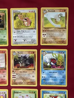 Jungle Set Pokemon Cards X32 Vintage Base Set WOTC (P38) - Image 5