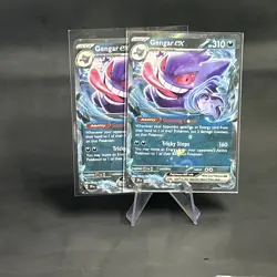 Pokemon SV05: Temporal Forces Gengar EX Double Rare Holo Card 104/162 X 2 - Image 1