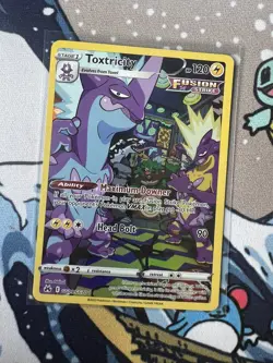 Toxtricity GG09/GG70 Crown Zenith: Galarian Gallery NM English Pokemon Card - Image 1