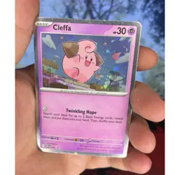 Pokemon Cleffa 095 Sv: Scarlet & Violet Promo Holo Basic EN HP30 TCG Card - Image 1