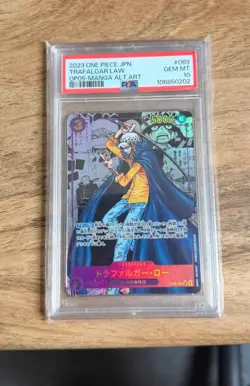 Trafalgar Law Manga One Piece Card Japanese PSA 10 OP05-069 - Image 1