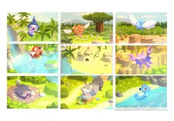 Pokemon Illus. HYOGONOSUKE (9 CARDS, UNCUT) Connecting Art Cards! 🖼 - Image 2