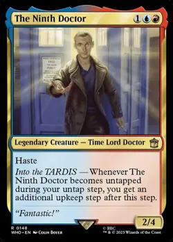The Ninth Doctor x1 NM Magic the Gathering 1x Doctor Who mtg card - Image 1