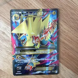 Pokemon M Manectric EX Mega Promo Holo Alternate Art 024A/119 210HP TCG Card - Image 3