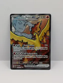 Teams Rockets Moltres Destined Rivals Ex 208/182 English Pokemon Card NM - Image 1