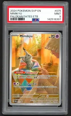 Pokemon Cards - PSA 9 Mimikyu 245/236 - Cosmic Eclipse - MINT - PSA9 - Image 1