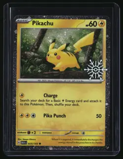 Miscellaneous Cards & Products #025/165 Pikachu (Holiday Calendar) - Image 1