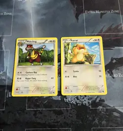 Watchog 2 & Patrat 12 BW Trainer Kit: Excadrill & Zoroark Pokemon Card Lot - Image 1