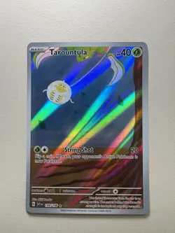 Pokemon TCG Tarountula Illustration Rare Card Scarlet & Violet Base Set 199/198 - Image 1