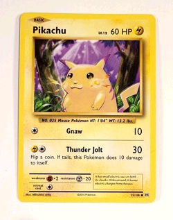 Pikachu - 35/108 - Classic Artwork - XY Evolutions - Near Mint - Pokemon Card_7 - Image 1