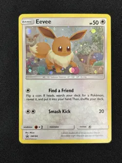 Eevee - SM184 - Pokemon Sun & Moon Promo Holo Rare Card TCG 2019 - Image 1