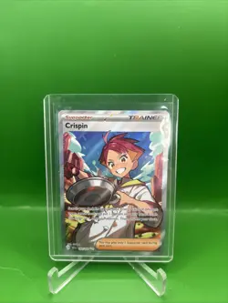 Pokemon TCG Trainer Crispin 164/142 Stellar Crown Ultra Rare Holo Card - Image 1