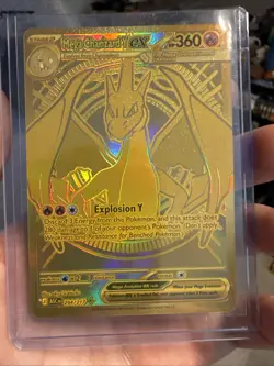 Mega Charizard Y 294/217 Ascended Heroes Hyper Rare Gold Card Pokemon TCG NM - Image 1