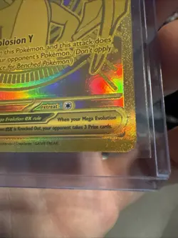 Mega Charizard Y 294/217 Ascended Heroes Hyper Rare Gold Card Pokemon TCG NM - Image 3