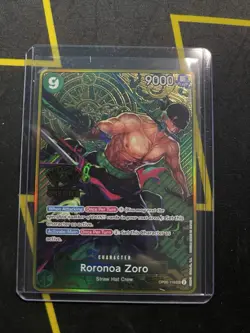 One Piece Roronoa Zoro SEC OP06-118 Card 2nd Anniversary NM Condition - Image 1