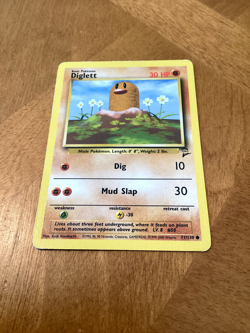 Diglett 71/130 Base 2 Set Pokemon Card - Image 1