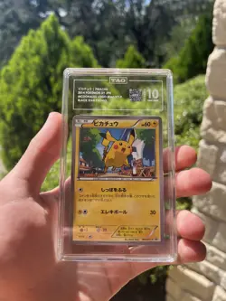 2014 Pokemon Pikachu Promo Card McDonald's #64 064/Xy-p TAG 10 💎 Pop 2 - Image 1