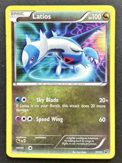 Pokemon Cards Latios 10/20 Dragon Vault Holo Rare MP - Image 1