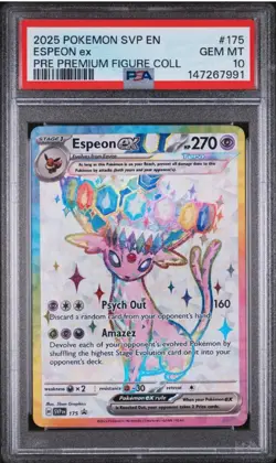 Espeon ex SVP175 Sv: Scarlet & Violet Promo Cards Holo PSA 10 - Image 1