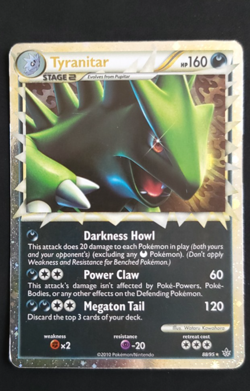 Pokemon Card - Tyranitar Prime 88/95 - HGSS Unleashed - Holo Rare HP - Image 1