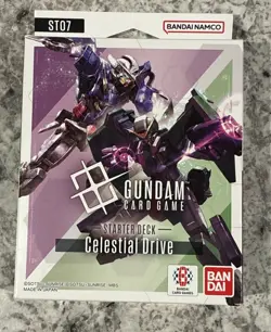 Gundam Card Game TCG Celestial Drive Starter Deck ST07 English NEW SEALED - Image 1