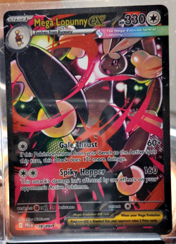POKEMON Phantasmal Flames MEGA LOPUNNY EX CARD # 128/094 NM - Image 1