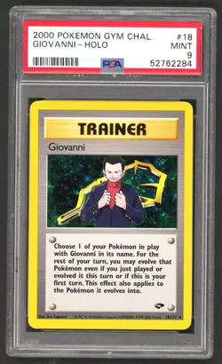 Pokemon Cards - PSA 9 Giovanni 18/132- Gym Challenge - MINT - PSA9 - Image 1