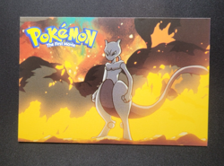 1999 Pokemon The First Movie 2 of 3 Warner Bros. Post Card Mewtwo Art LP-NM - Image 3