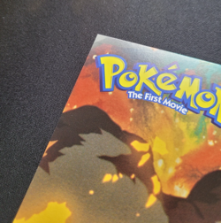 1999 Pokemon The First Movie 2 of 3 Warner Bros. Post Card Mewtwo Art LP-NM - Image 5