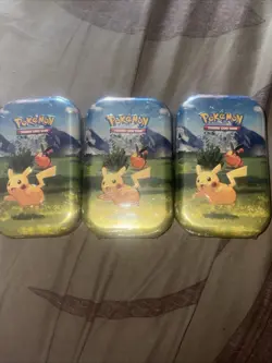 Pokemon Cards Ascended Hero Tin, 3 Tins - Image 2