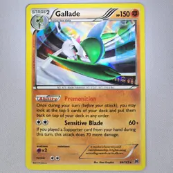 Gallade 84/162 Breakthrough Holo Rare Pokemon Card TCG English LP - Image 1