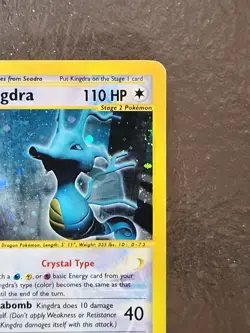 Kingdra 148/147 Aquapolis 2002 Nintendo Holo Secret Pokemon Card TCG - Image 2