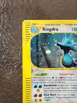 Kingdra 148/147 Aquapolis 2002 Nintendo Holo Secret Pokemon Card TCG - Image 5