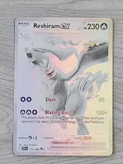 Pokemon White Flare Reshiram EX 173/086 BWR Holo Rare Card - Image 1