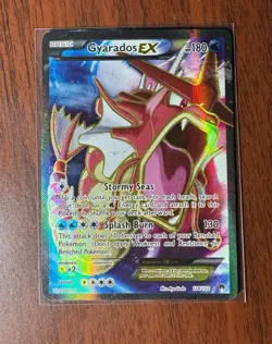 Pokemon Gyarados EX TCG Full Art Holo Ultra Rare Card 114/122 HP - Image 1