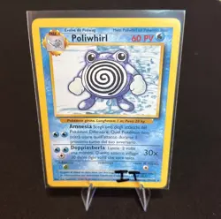 ITALIAN Rare Vintage Pokemon Card Poliwhirl 38/102 - Base Set - NM Low Pop - Image 1