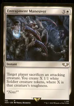 MTG - Entrapment Maneuver Universes Beyond: Warhammer 40,000 #185 Rare NM - Image 1